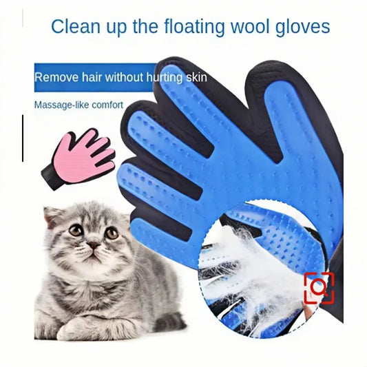 Cat Grooming Glove — Deshedding & Massage Brush