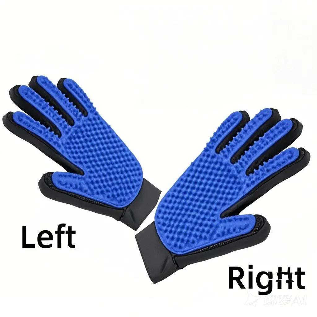Cat Grooming Glove — Deshedding & Massage Brush
