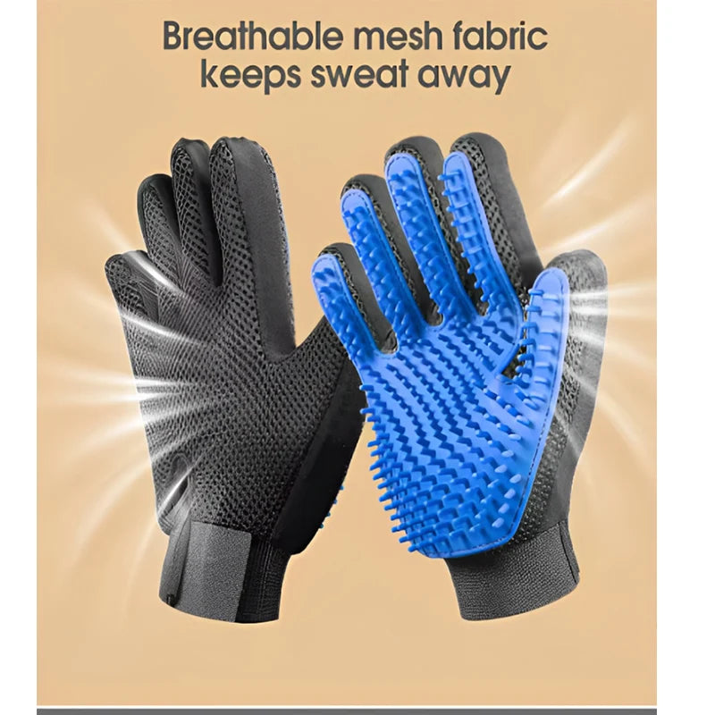 Cat Grooming Glove — Deshedding & Massage Brush