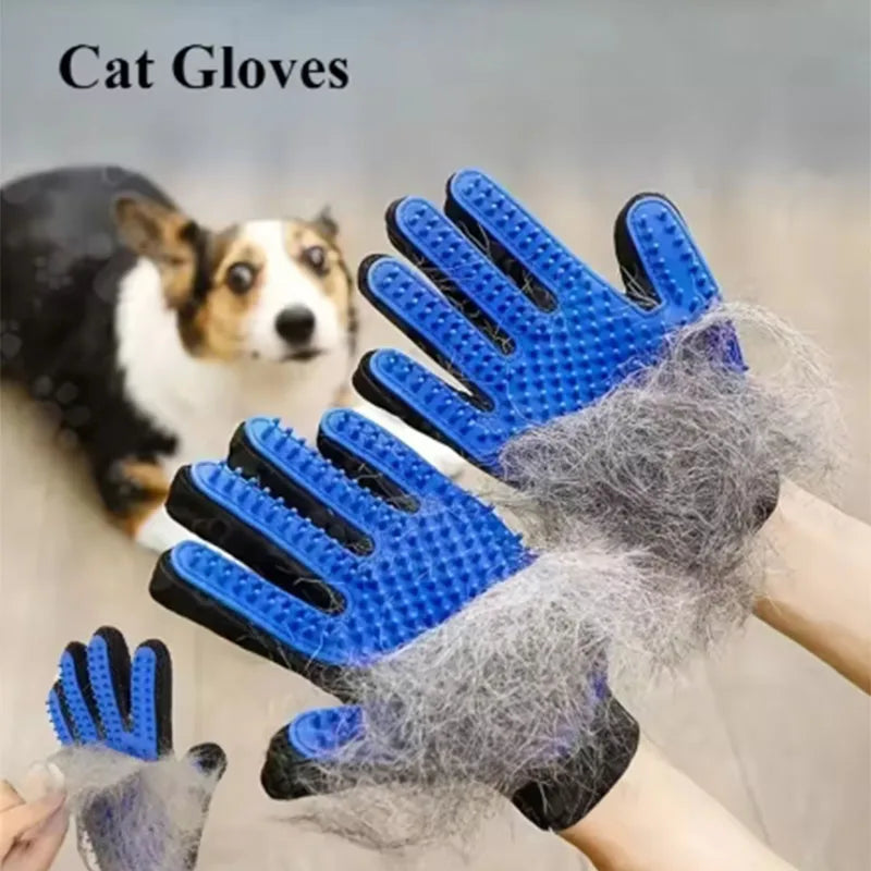 Cat Grooming Glove — Deshedding & Massage Brush
