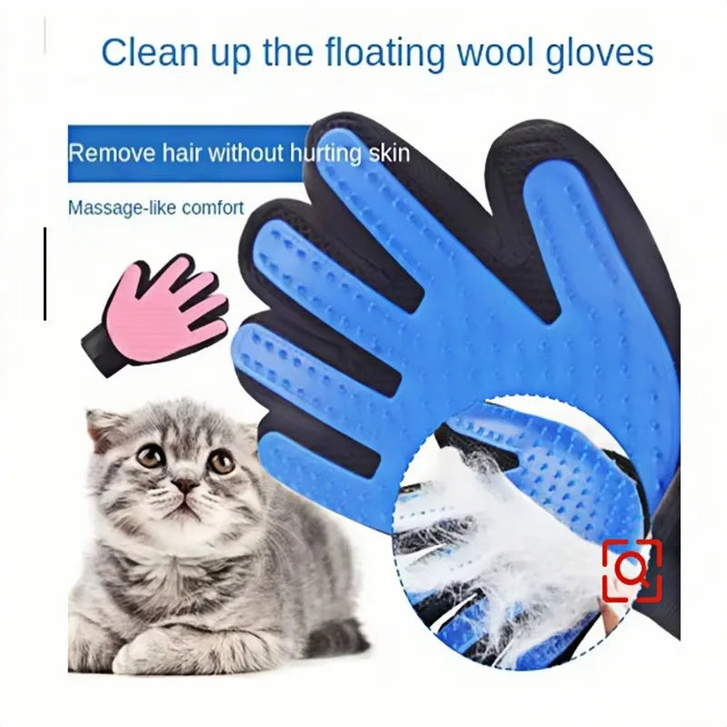 Cat Grooming Glove — Deshedding & Massage Brush