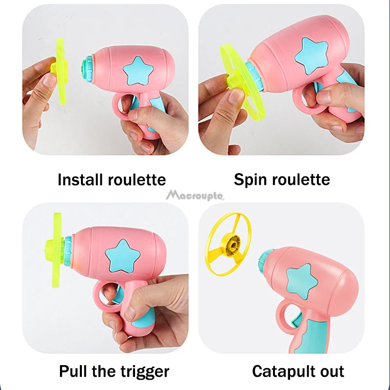 Flying Disc Launcher – Interactive Chase Toy for Cats